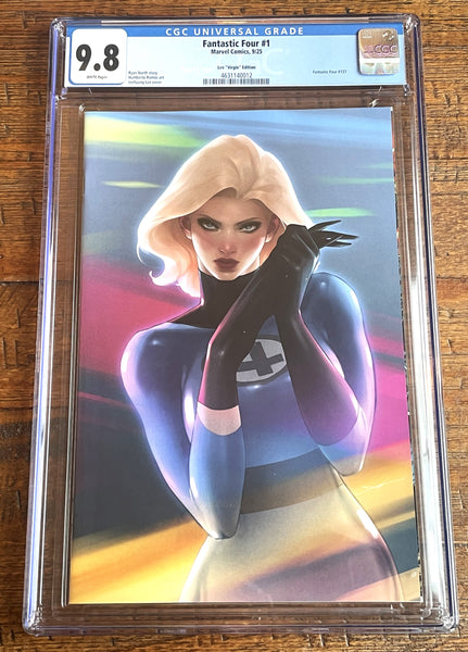FANTASTIC FOUR #1 CGC 9.8 JEEHYUNG LEE 1:200 RI VIRGIN SUE STORM VARIANT 2025