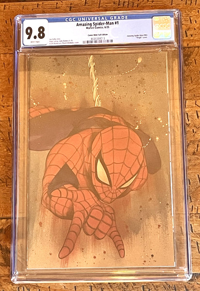 AMAZING SPIDER-MAN #1 CGC 9.8 PEACH MOMOKO SDCC EXCL "FOIL" VIRGIN VARIANT 2025 LTD TO 1000