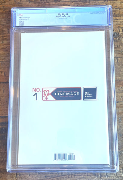 POST MALONE'S BIG RIG #1 CGC 9.8 REDCODE AKIRA HOMAGE VARIANT LTD 400 COPIES