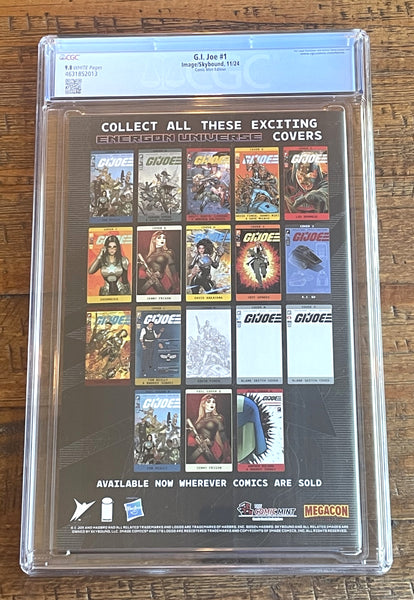 G.I. JOE #1 CGC 9.8 PASQUALE FERRARA MEGACON 2025 EXCL VARIANT