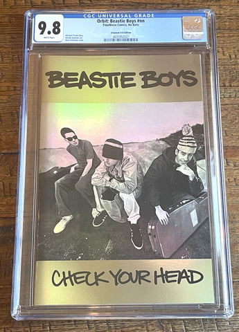 ORBIT: BEASTIE BOYS #1 CGC 9.8 SKAN NYCC 2025 EXCL "GOLD FOIL" CHECK YOUR HEAD HOMAGE VARIANT