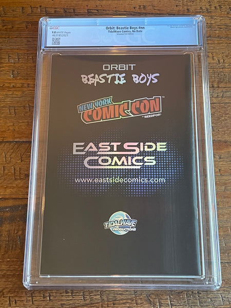 ORBIT: BEASTIE BOYS #1 CGC 9.8 SKAN NYCC 2025 EXCL "GOLD FOIL" CHECK YOUR HEAD HOMAGE VARIANT