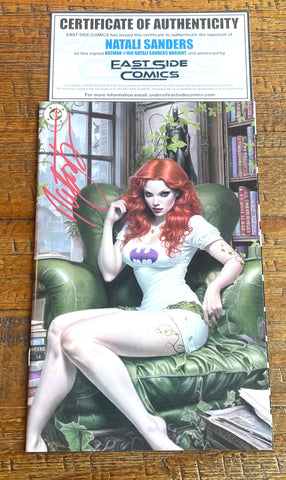 BATMAN #160 NATALI SANDERS SIGNED COA SDCC EXCL VIRGIN VARIANT POISON IVY