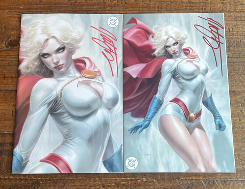 ACTION COMICS (NEW 52) #1 NATALI SANDERS SIGNED COA EXCL POWER GIRL VIRGIN VARIANT OPTIONS