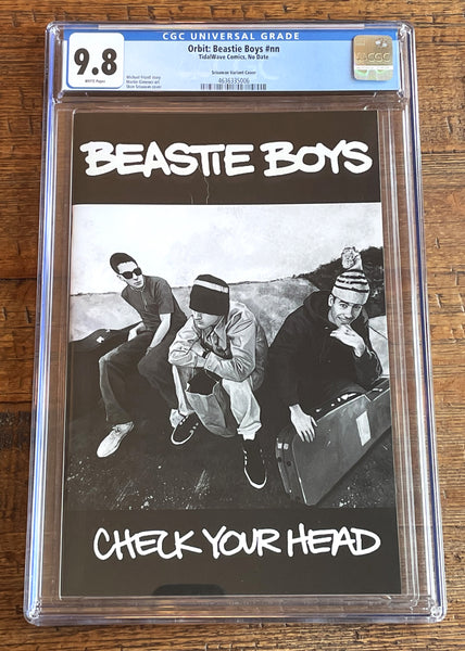 ORBIT: BEASTIE BOYS #1 CGC 9.8 SKAN "CHECK YOUR HEAD" HOMAGE VARIANT 150 PT RUN
