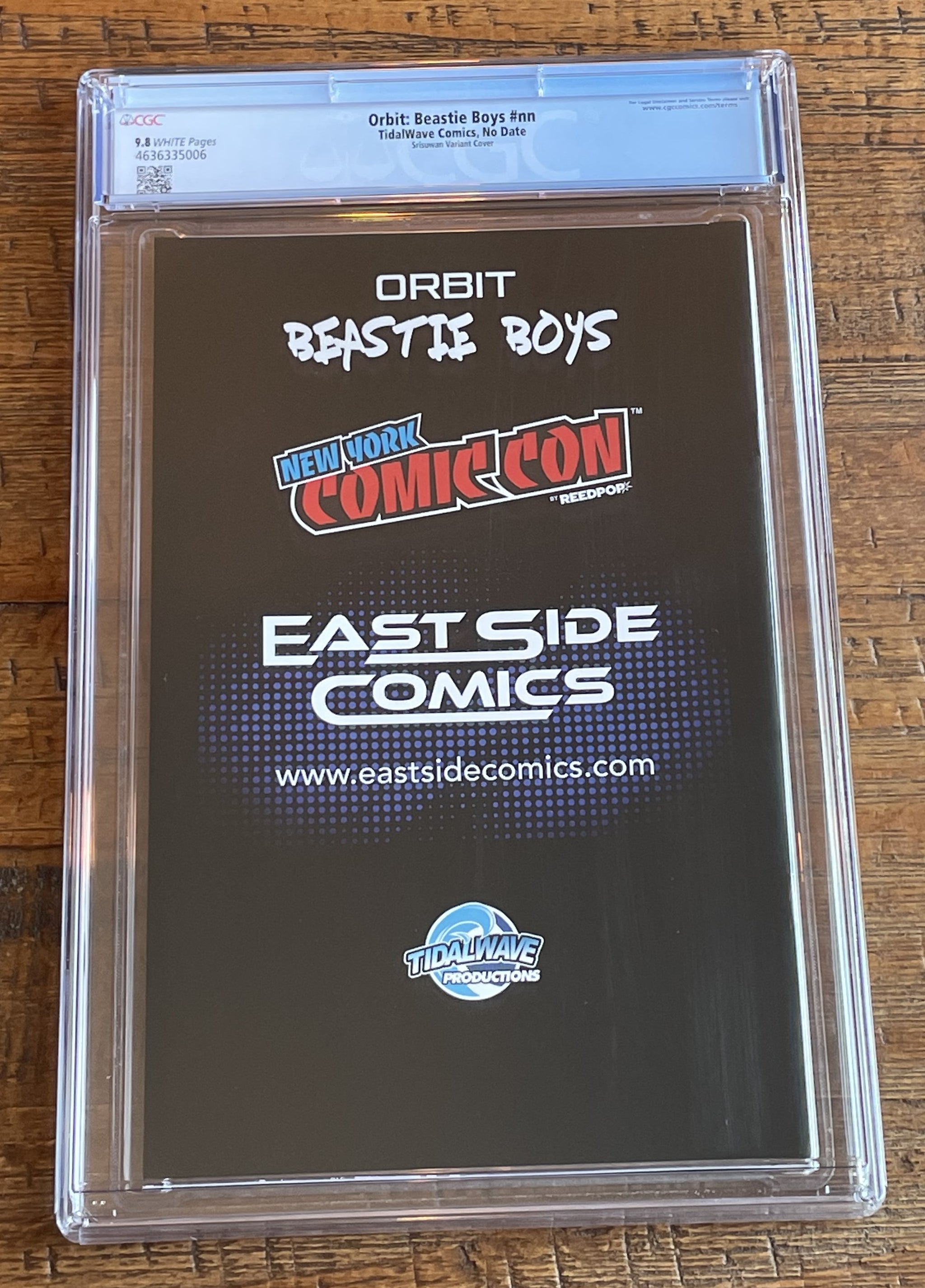 ORBIT: BEASTIE BOYS #1 CGC 9.8 SKAN 