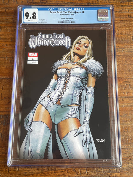 EMMA FROST WHITE QUEEN #1 CGC 9.8 DAN PANOSIAN EXCL VARIANT LTD TO 500