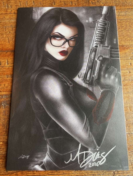 G.I. JOE #319 MICHELLE DIAS SIGNED COA EXCL BARONESS "VIRGIN" VARIANT LTD 500 COPIES