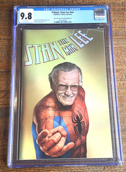 STAN LEE TRIBUTE #1 CGC 9.8 SKAN NYCC 2025 EXCL "GOLD FOIL" SPIDER-MAN THWIP VARIANT
