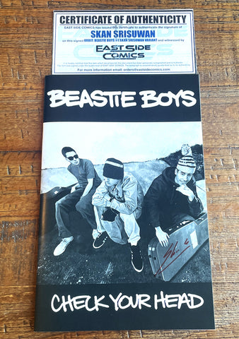 ORBIT: BEASTIE BOYS #1 SKAN SIGNED COA "CHECK YOUR HEAD" HOMAGE VARIANT 150 PT RUN