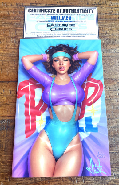 POP KILL #4 WILL JACK SIGNED W/ COA EXCL SPORTY & SEXY POP VARIANT 2-PK SET
