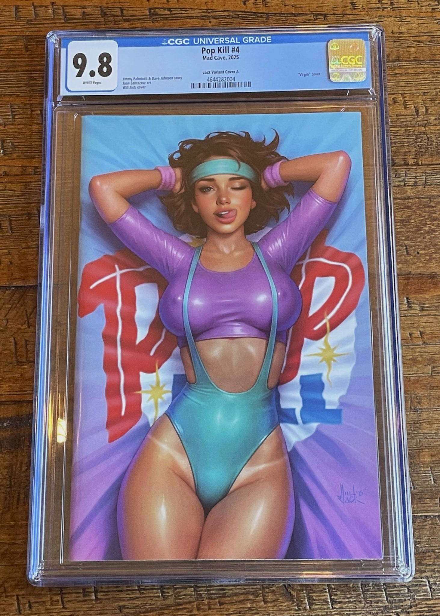 POP KILL #4 CGC 9.8 WILL JACK EXCL "SPORTY POP" STORE VARIANT-A 1000 PT RUN