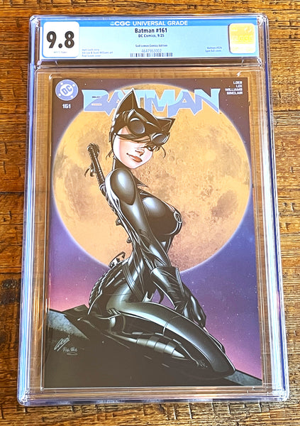 BATMAN #161 CGC 9.8 PAUL GREEN EXCL "FOIL MOON" CATWOMAN VARIANT HUSH 2