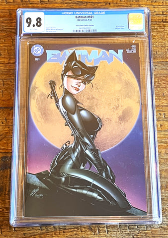 BATMAN #161 CGC 9.8 PAUL GREEN EXCL "FOIL MOON" CATWOMAN VARIANT HUSH 2