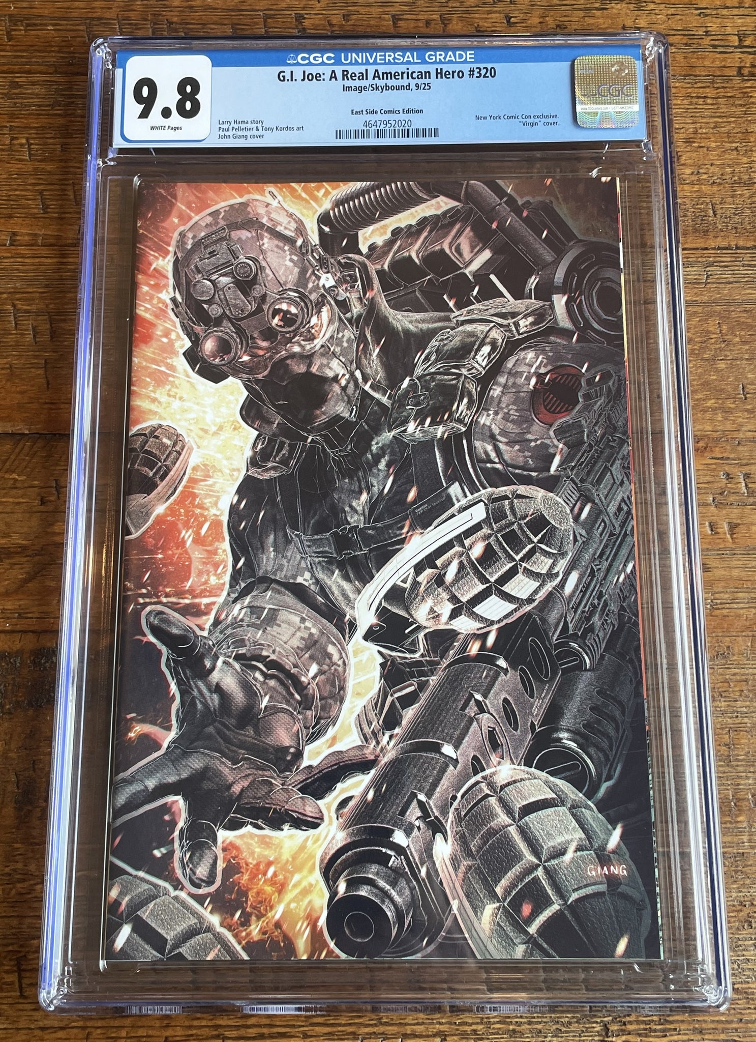 G.I. JOE #320 CGC 9.8 JOHN GIANG NYCC 2025 EXCL FIREFLY "VIRGIN" VARIANT LTD 500 COPIES