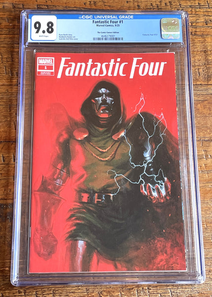 FANTASTIC FOUR #1 CGC 9.8 GABRIELE DELL'OTTO EXCL DR. DOOM VARIANT 2025 LTD TO 1000