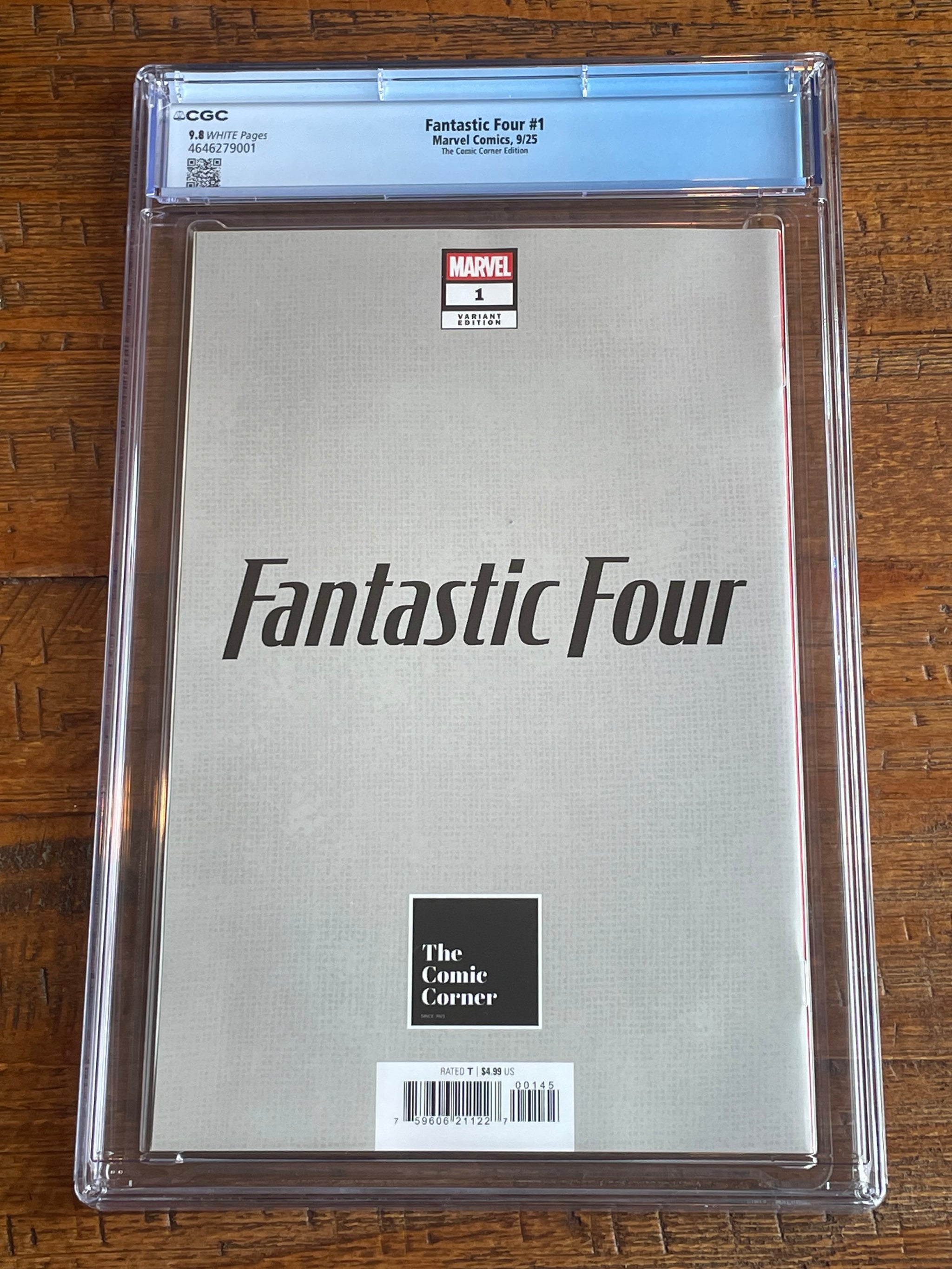 FANTASTIC FOUR #1 CGC 9.8 GABRIELE DELL'OTTO EXCL DR. DOOM VARIANT