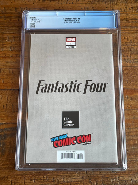 FANTASTIC FOUR #1 CGC 9.8 GABRIELE DELL OTTO NYCC 2025 EXCL DR. DOOM "VIRGIN" VARIANT