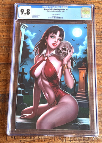 VAMPIRELLA ARMAGEDDON #1 CGC 9.8 DAVID DIAS EXCL VIRGIN VARIANT DYNAMITE LIMITED 300
