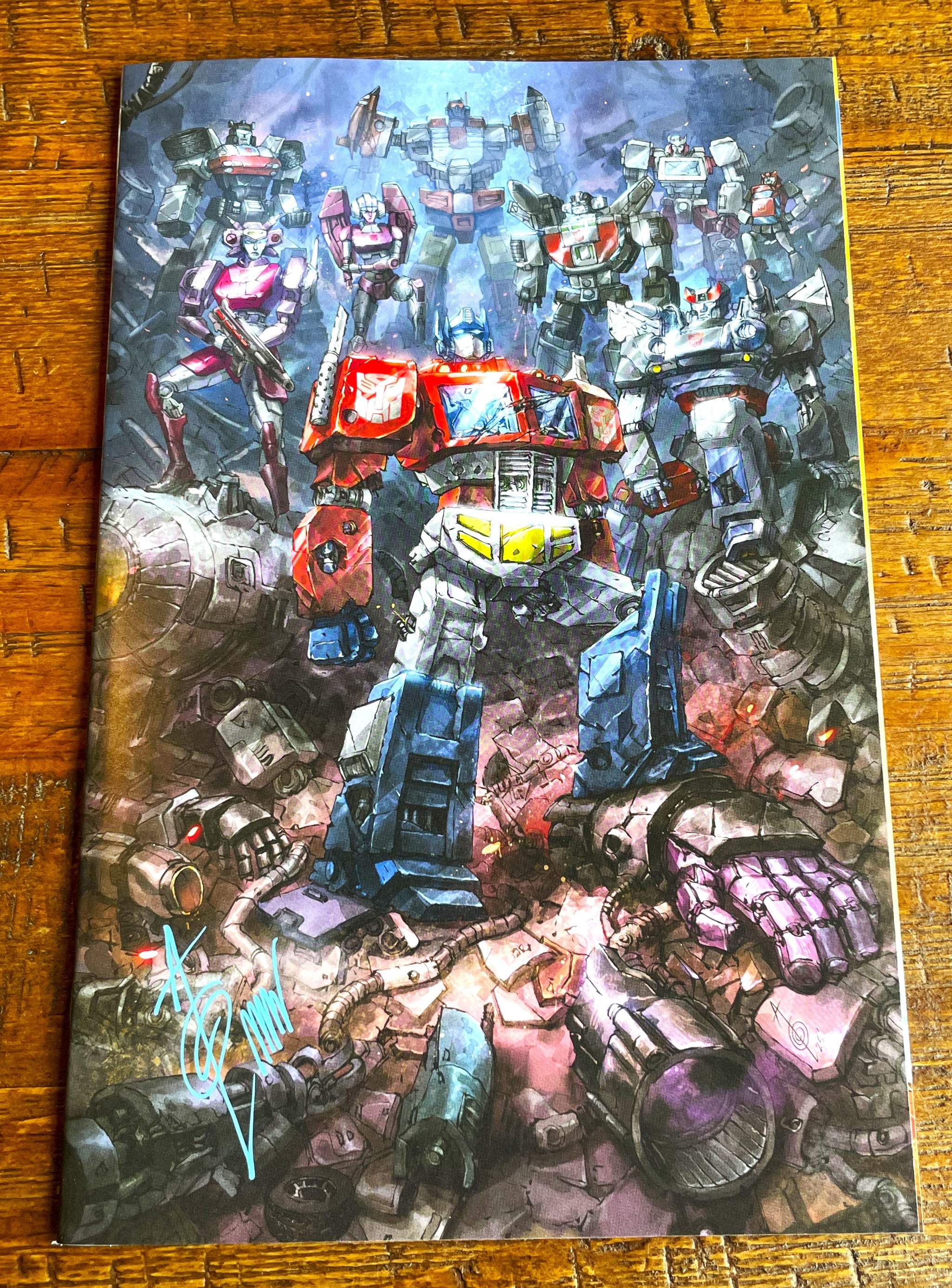 TRANSFORMERS #25 ALAN QUAH SIGNED COA NYCC 2025 EXCL VARIANT G.I.