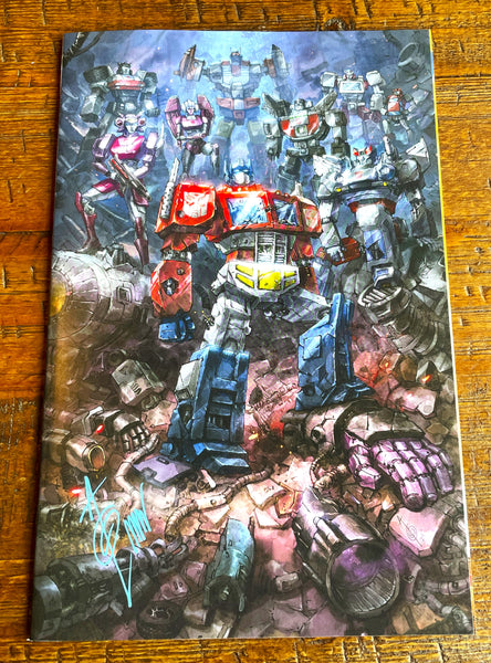 TRANSFORMERS #25 ALAN QUAH SIGNED COA NYCC 2025 EXCL VARIANT G.I. JOE ROBERT KIRKMAN