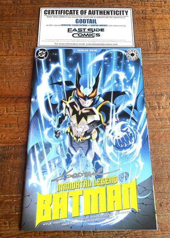 IMMORTAL LEGEND BATMAN #1 GODTAIL SIGNED W/ COA EXCL VARIANT DC ELSEWORLDS