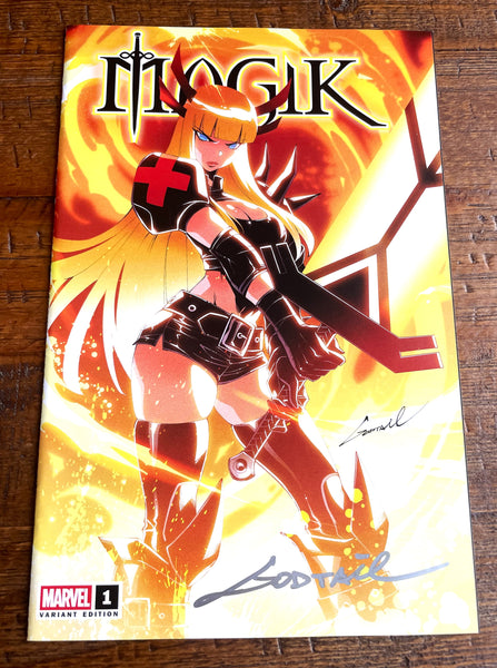 MAGIK #1 GODTAIL SIGNED EXCL VARIANT LTD TO 1000 W/ COA WOLVERINE