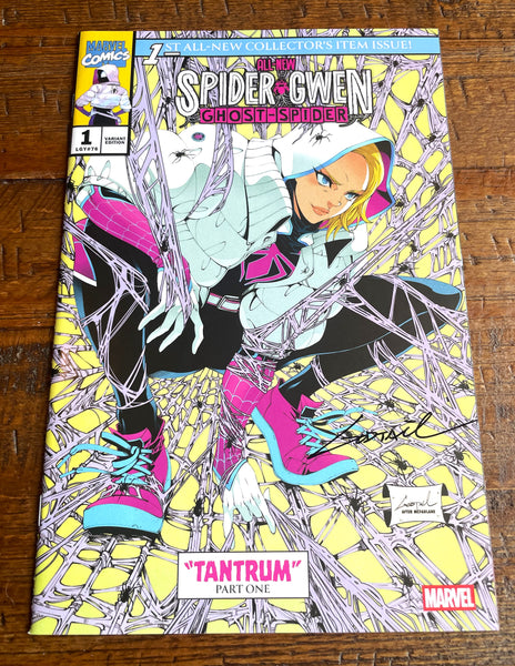 ALL NEW SPIDER-GWEN GHOST SPIDER #1 GODTAIL SIGNED COA EXCL HOMAGE VARIANT FIRST TANTRUM