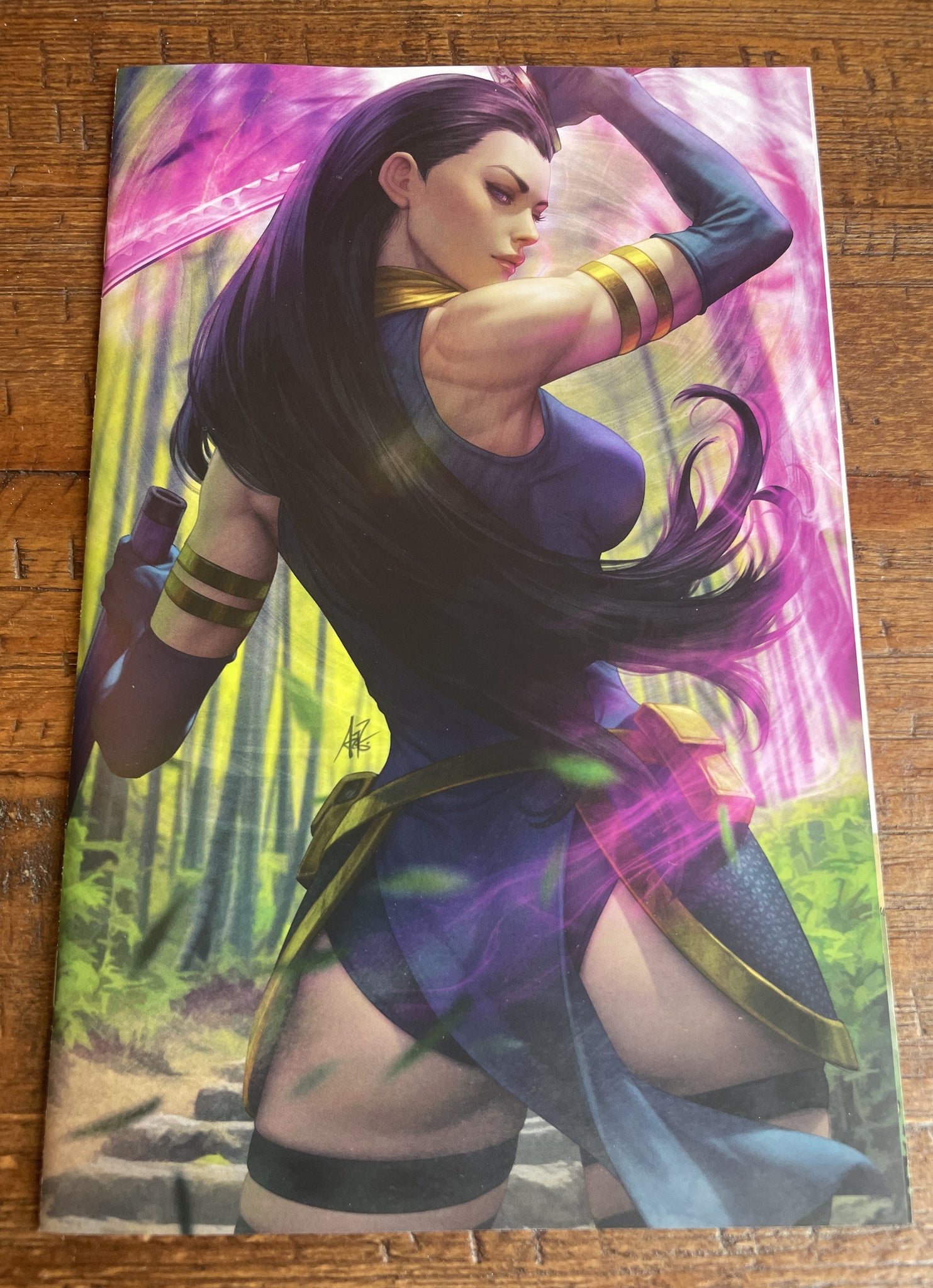 X-MEN AGE OF REVELATION OVERTURE #1 ARTGERM 1:100 RI INC VIRGIN PSYLOCKE VARIANT