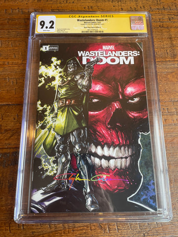 WASTELANDERS: DOOM #1 CGC SS 9.2 CLAYTON CRAIN INFINITY SIGNED TRADE VARIANT-A