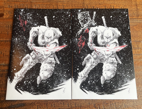 G.I. JOE #321 ALAN QUAH SIGNED REMARK NYCC 2025 EXCL SILENT EDITON STORM SHADOW "VIRGIN" VARIANT