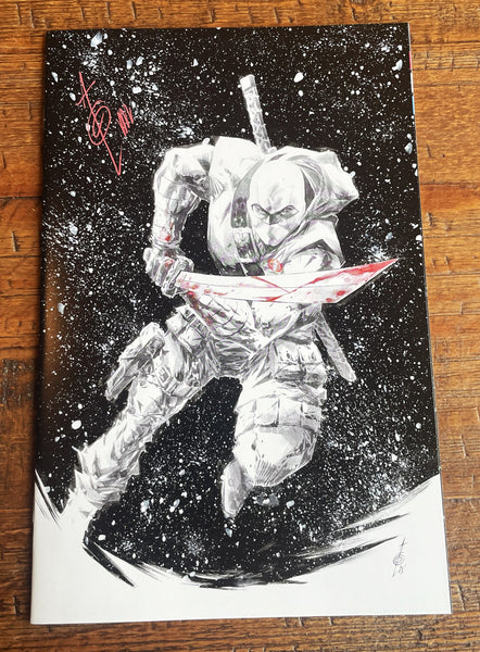 G.I. JOE #321 ALAN QUAH SIGNED REMARK NYCC 2025 EXCL SILENT EDITON STORM SHADOW "VIRGIN" VARIANT