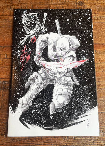 G.I. JOE #321 ALAN QUAH SIGNED REMARK NYCC 2025 EXCL SILENT EDITON STORM SHADOW "VIRGIN" VARIANT