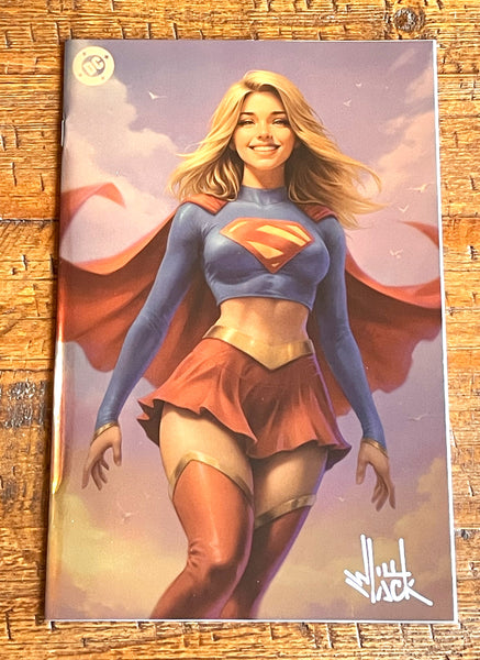 ACTION COMICS (NEW 52) #1 WILL JACK SIGNED COA SDCC EXCL "FOIL" VIRGIN VARIANT