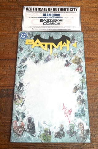BATMAN (NEW 52) #13 ALAN QUAH SIGNED COA NYCC 2025 EXCL "BLANK BORDER" VARIANT LTD TO 500