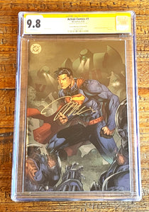 ACTION COMICS (NEW 52) #1 CGC SS 9.8 JIM LEE SIGNED SDCC EXCL