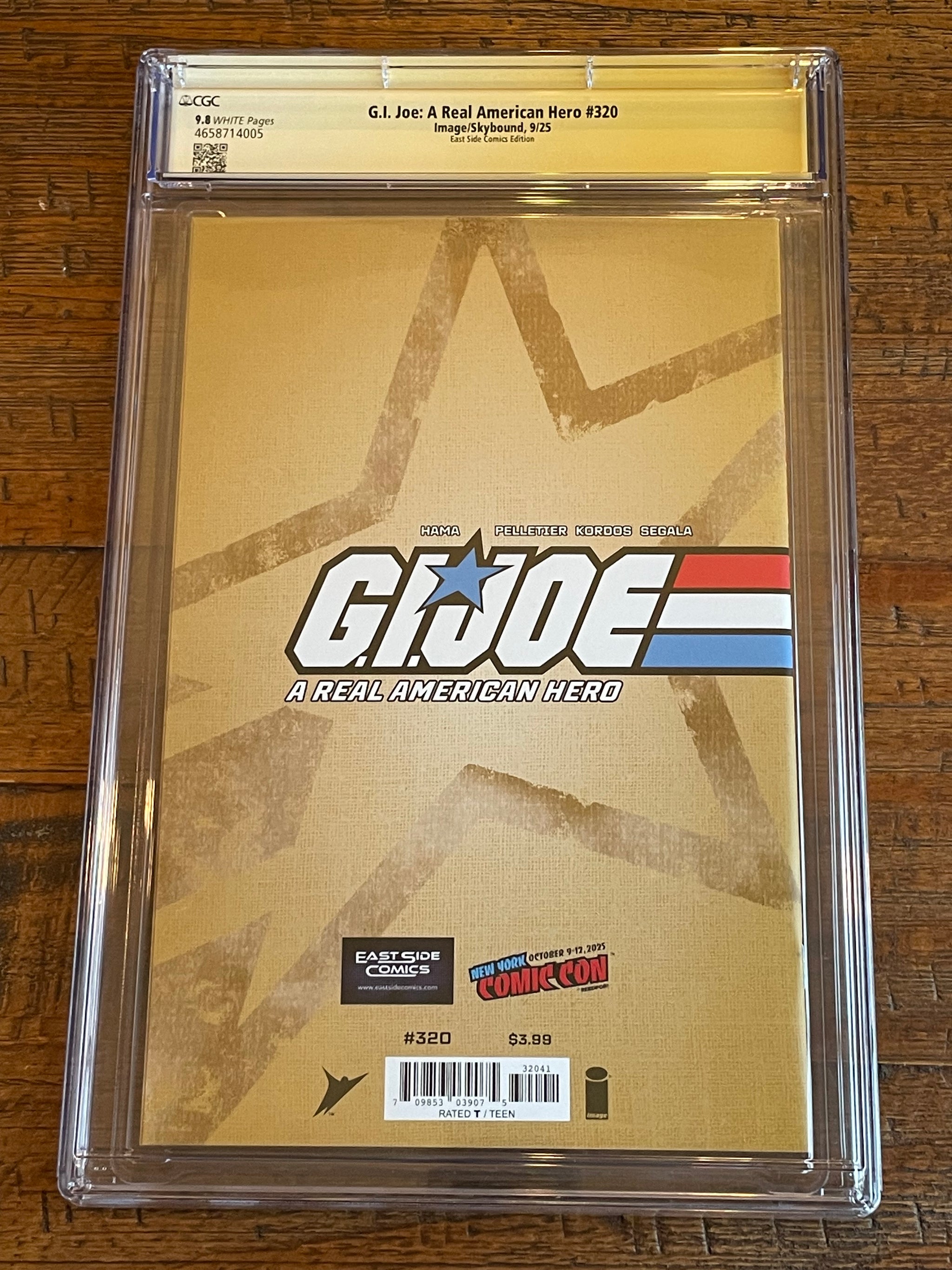 G.I. JOE #320 CGC SS 9.8 JOHN GIANG SIGNED NYCC 2025 EXCL FIREFLY