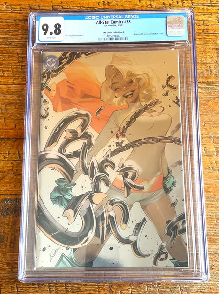 ALL STAR COMICS #58 CGC 9.8 BLIND BAG ALEXANDER LOZANO POWER GIRL CHASE FOIL VARIANT LTD 200