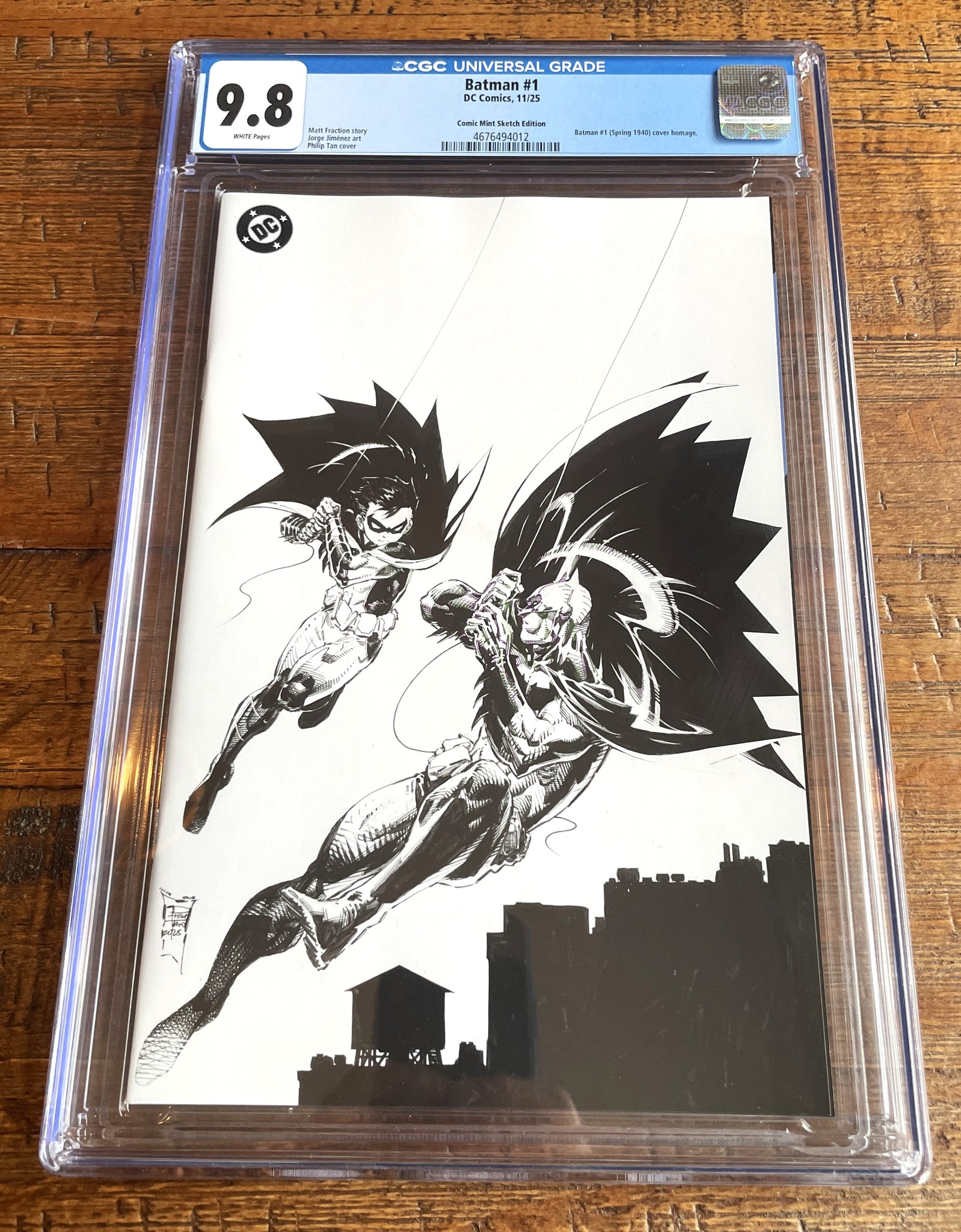 BATMAN #1 CGC 9.8 PHILIP TAN NYCC 2025 EXCL 