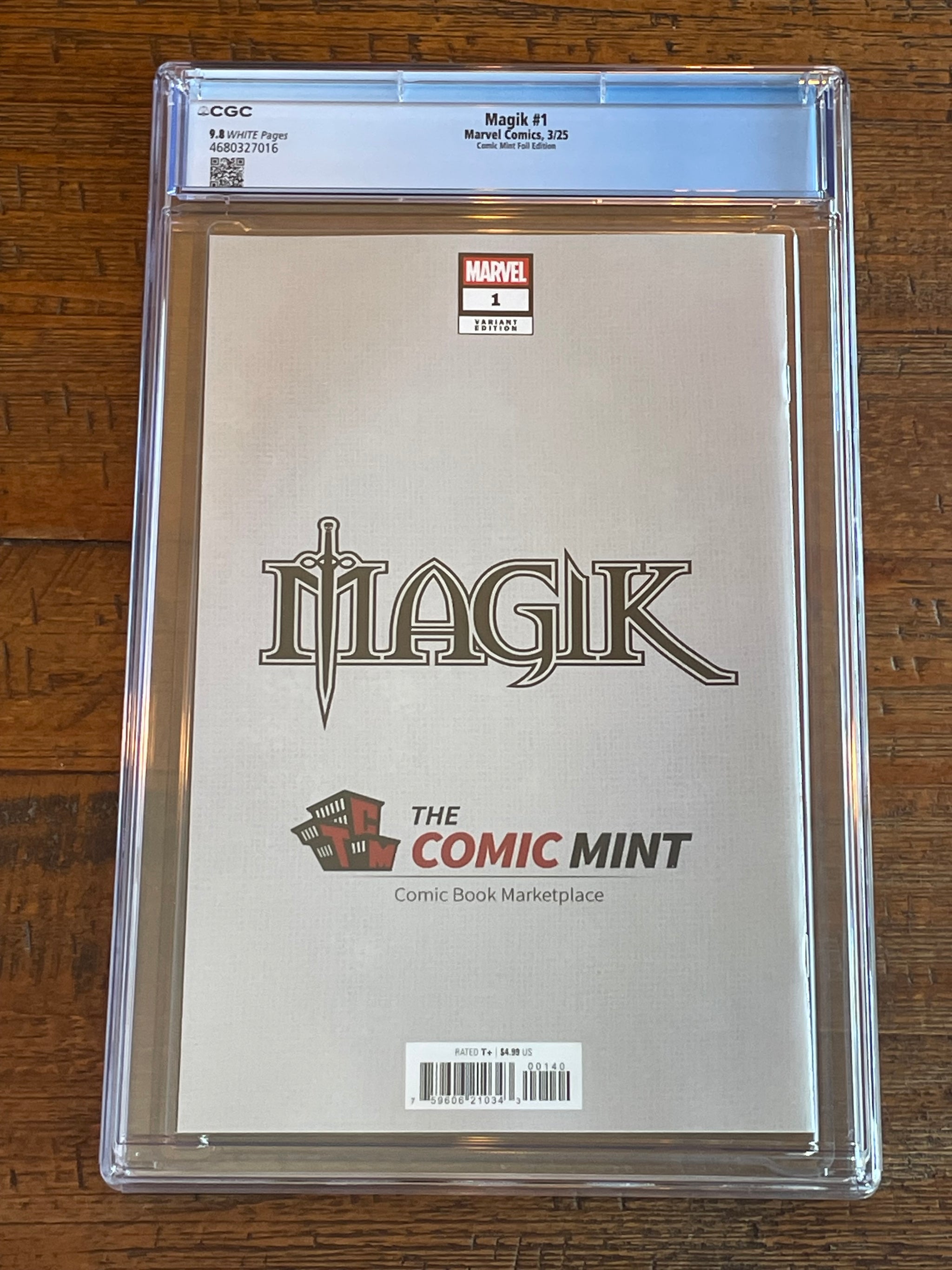 MAGIK #1 CGC 9.8 PEACH MOMOKO NYCC 2025 EXCL 