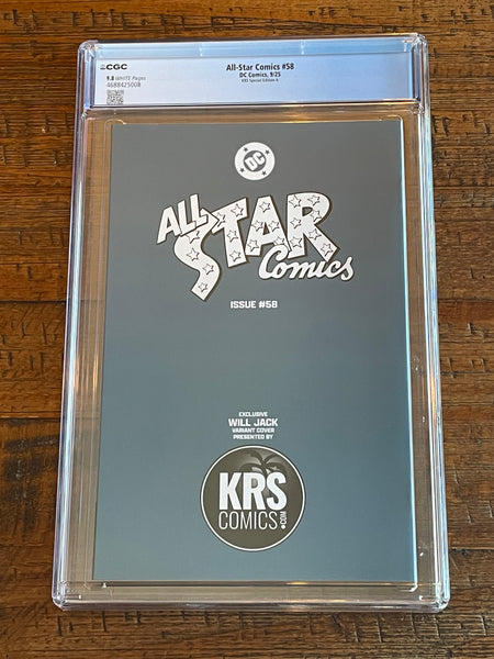ALL STAR COMICS #58 CGC 9.8 BLIND BAG WILL JACK POWER GIRL VIRGIN VARIANT LTD 500