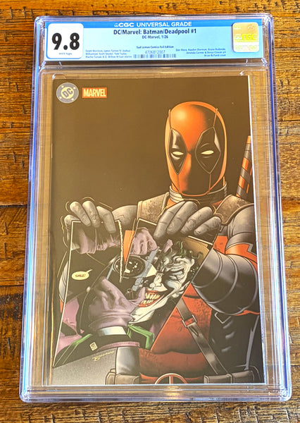BATMAN / DEADPOOL #1 CGC 9.8 BRIAN BOLLAND MEGACON 2026 EXCL "FOIL" VARIANT