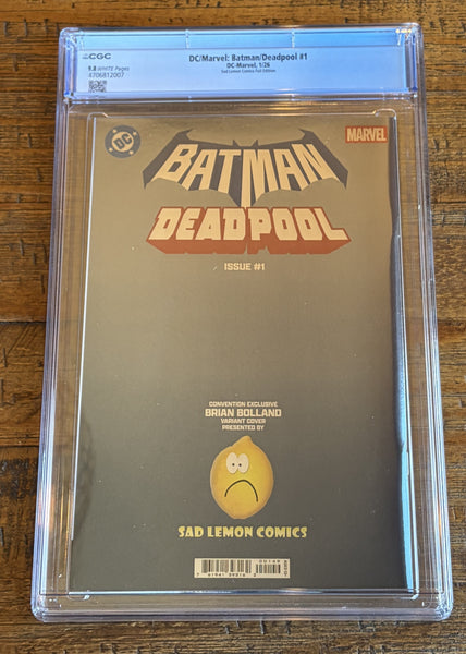 BATMAN / DEADPOOL #1 CGC 9.8 BRIAN BOLLAND MEGACON 2026 EXCL "FOIL" VARIANT