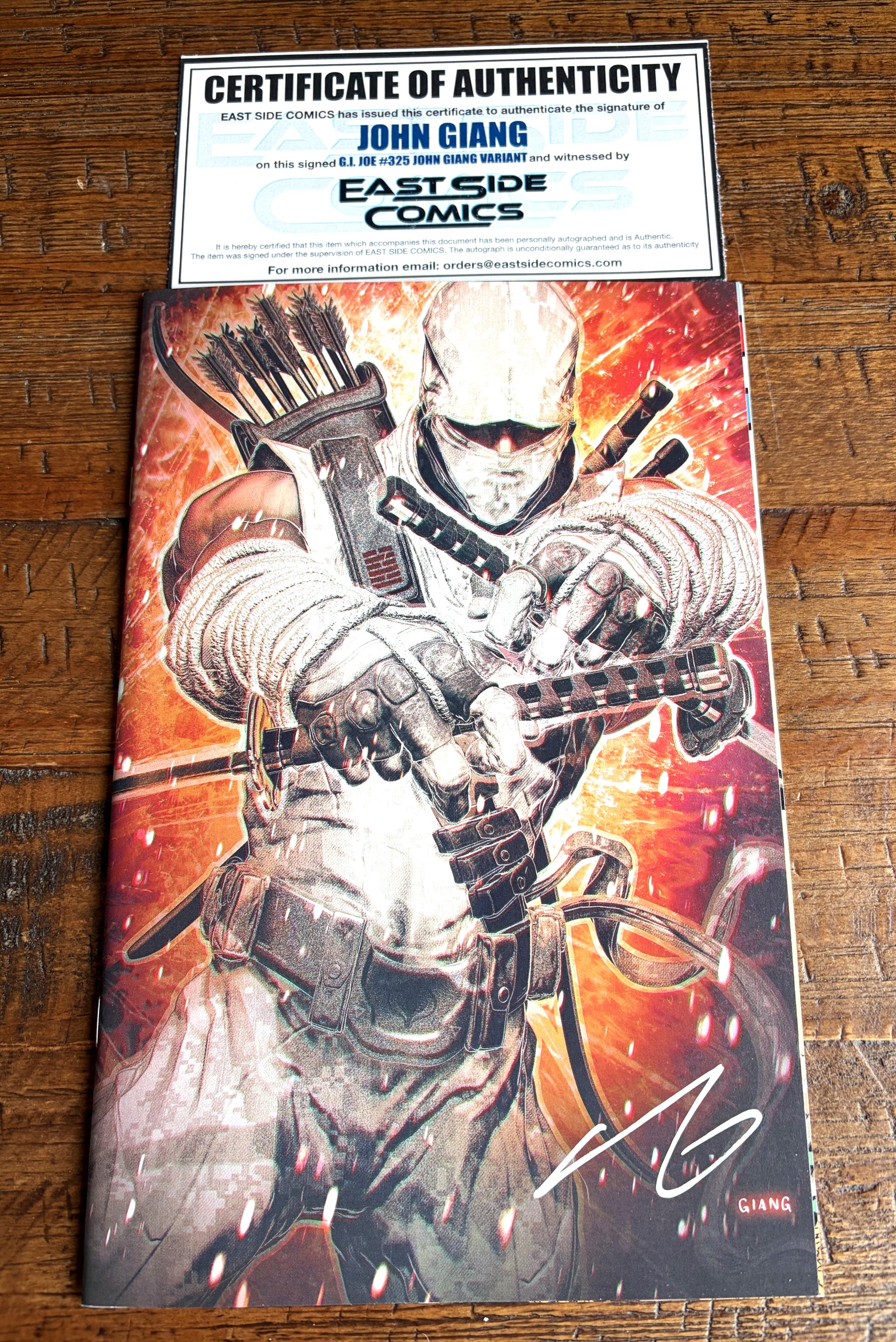 G.I. JOE #325 JOHN GIANG SIGNED REMARK MEGACON 2026 EXCL STORM