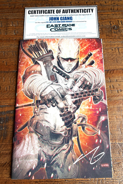 G.I. JOE #325 JOHN GIANG SIGNED REMARK MEGACON 2026 EXCL STORM SHADOW VARIANT-B OPTIONS