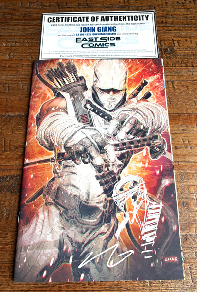 G.I. JOE #325 JOHN GIANG SIGNED REMARK MEGACON 2026 EXCL STORM SHADOW VARIANT-B OPTIONS