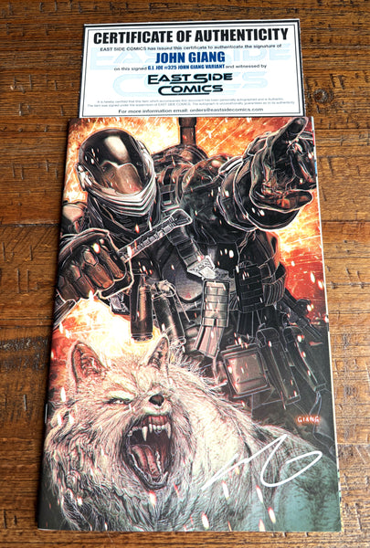 G.I. JOE #325 JOHN GIANG SIGNED REMARK MEGACON 2026 EXCL SNAKE-EYES VARIANT-A OPTIONS