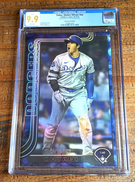 FAME: SHOHEI OHTANI #1 CGC 9.9 MINT MEGACON 2026 EXCL FOIL VARIANT TOPPS NUMBERED 01/60 NOT 9.8