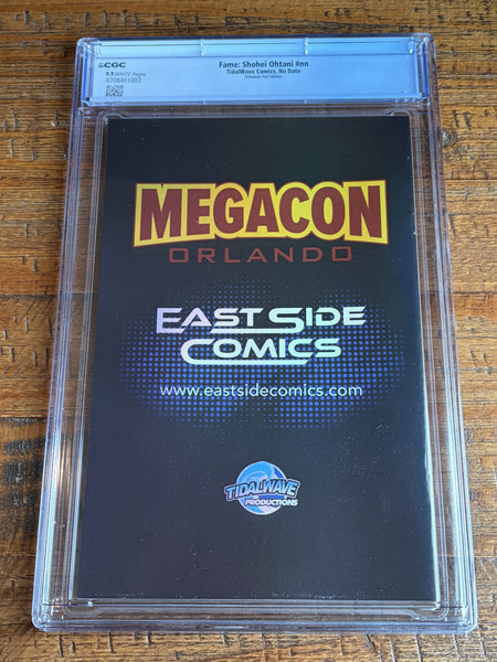 FAME: SHOHEI OHTANI #1 CGC 9.9 MINT MEGACON 2026 EXCL FOIL VARIANT TOPPS NUMBERED 01/60 NOT 9.8