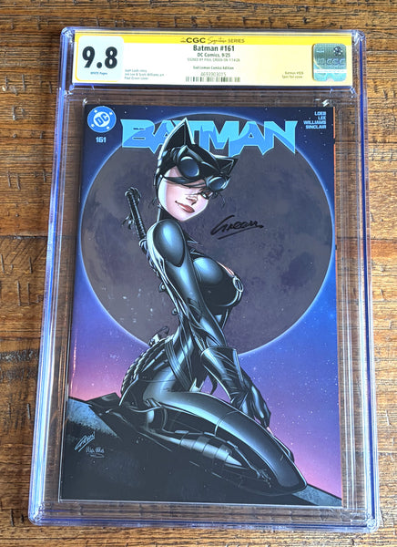 BATMAN #161 CGC SS 9.8 PAUL GREEN SIGNED EXCL "FOIL MOON" CATWOMAN VARIANT